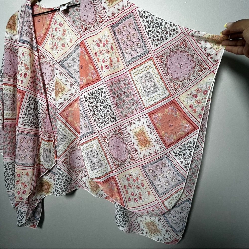 Earthbound Women Mixed Print Patchwork Floral Dus… - image 4